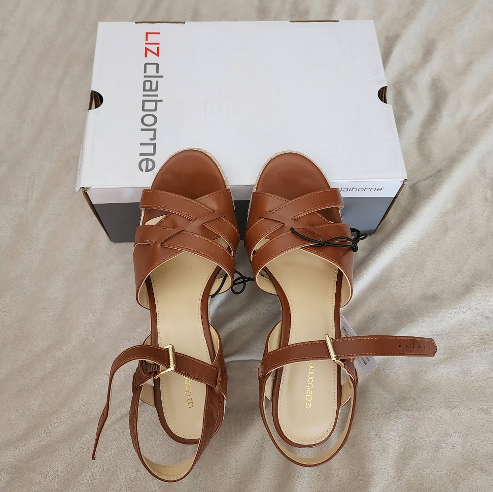LIZ CLAIBORNE Andy Wedges Sandals